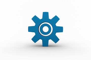 Gear on white background 