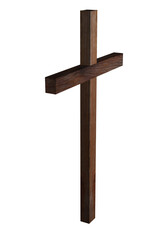 3d image of wooden cross 