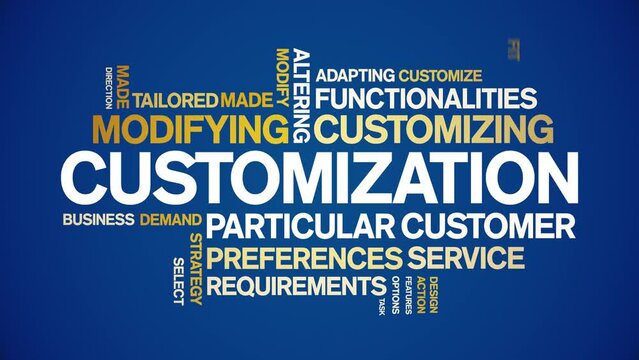 Customization animated tag word cloud;text design animation kinetic typography seamless loop.