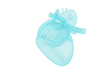 3d image of human heart 