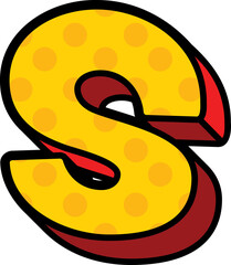 Alphabet S icon