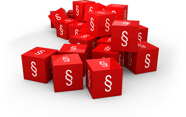 Vector icon of section symbol