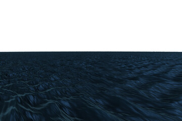 Naklejka premium Dark blue ocean