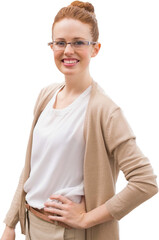 Portrait of confident teacher