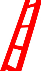 Close-up of red ladder