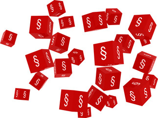 Vector icon of section symbol