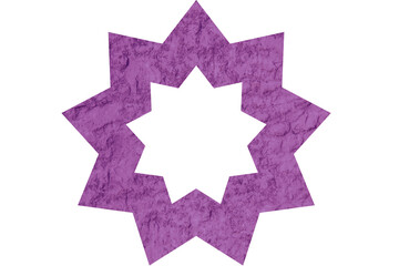 Geometric star shape