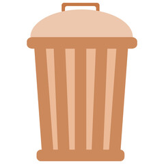 Digital image of garbage can