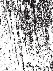 Distressed Black and White Texture Vector