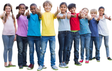 Happy friends playing in the park 