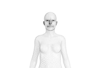 Digital image of 3d female