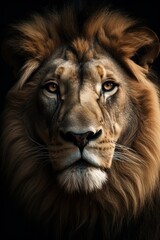 Majestic Lion Head