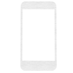 Digitally generated image of mobile phone