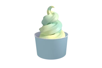 Foto op Aluminium 3D Composite image of a cupcake © vectorfusionart