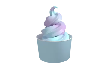 Gordijnen 3D Composite image of a cupcake © vectorfusionart