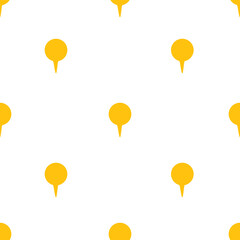 Illustration of navigation pointer icon in yellow color