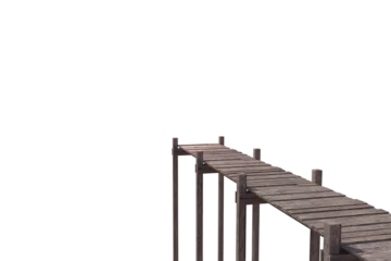 Gordijnen Digital composite image of wooden pier © vectorfusionart