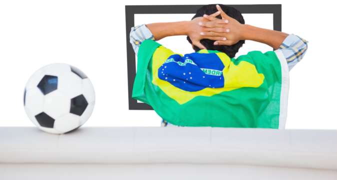 Upset football fan - Powered by Adobe