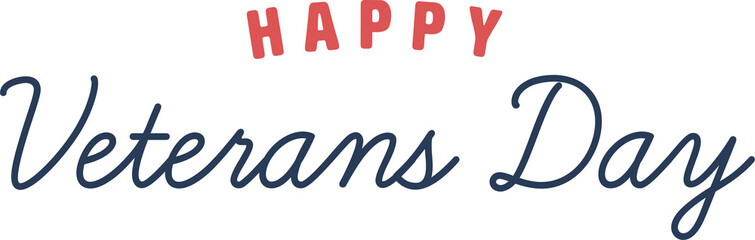 Logo for veterans day in america 