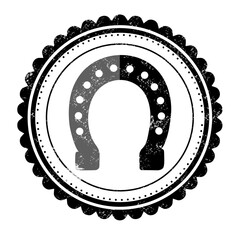 Composite image of St Patrick Day horseshoe symbol