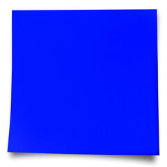 Blue color adhesive note