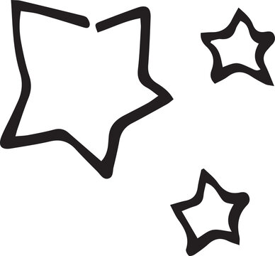 Illustration of star shapes