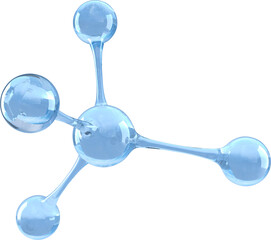 Abstract molecule model