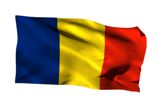Close-up of Romanian flag - Powered by Adobe