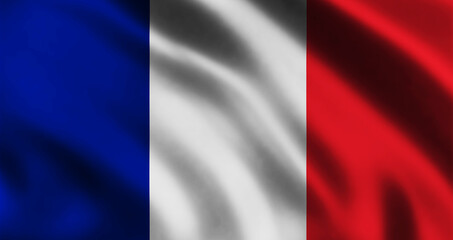 Obraz premium France flag waving Background