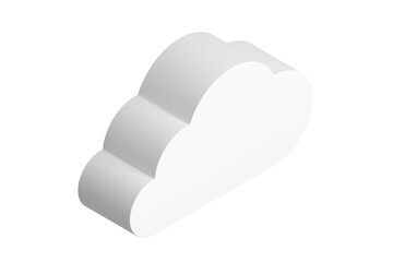 Computer generated image of cloud
