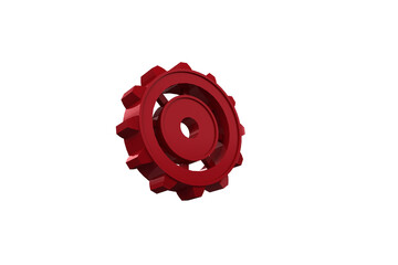 Close-up of red gear