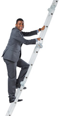 Businessman climbing up ladder © vectorfusionart