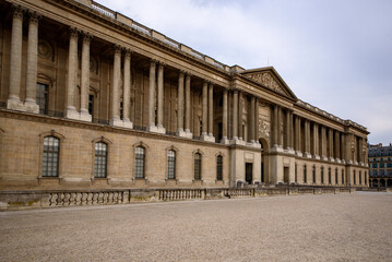 East facade of the Louvre, Paris, France