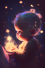 Credible_baby_illustration_focus_care_simple_rigid_full_