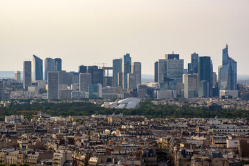 Paris La Defense district and it's skyscrapers