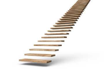 Composite image of staircase moving up