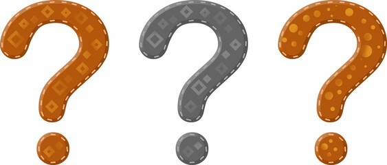 Vector of question mark symbol