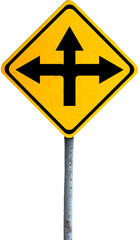 Composite image of directional arrows