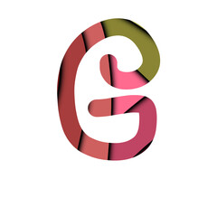 Alphabet Text Aesthetic