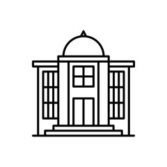 Mosque line icon