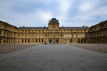 The famous Louvre museum, Paris, France
