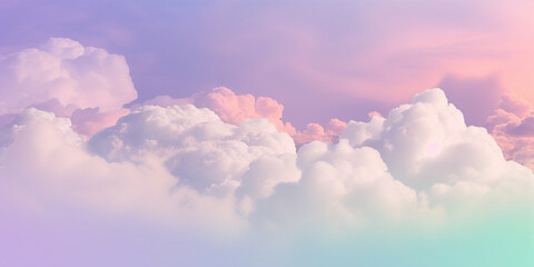 pastel clouds in the sky © อัศวิน เมืองมุกดาหาร