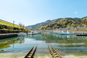 静岡県静岡市由比町にある桜エビで有名な由比漁港
