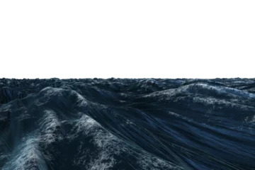 Foto op Plexiglas Rough blue ocean © vectorfusionart