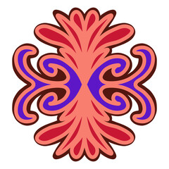 Mandala Flowers Batik Aesthetic 