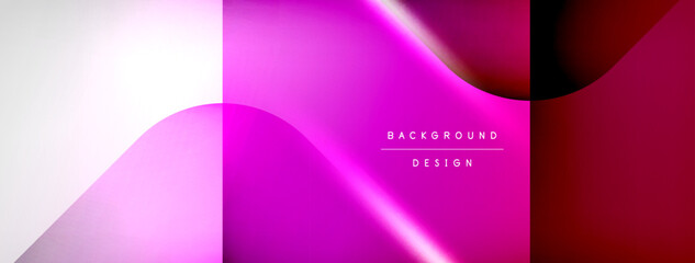 Vector abstract line background with glowing effects and shadows. Vector Illustration For Wallpaper, Banner, Background, Card, Book Illustration, landing page