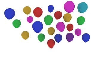 Naklejka premium colourful balloons