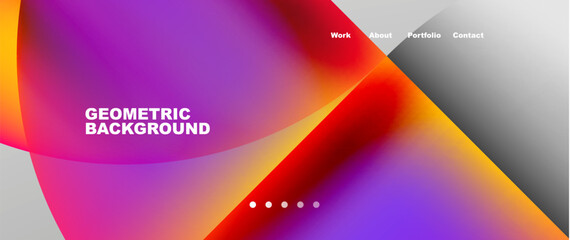 Circles and round elements abstract background design for wallpaper, banner, background, landing page, wall art, invitation, prints