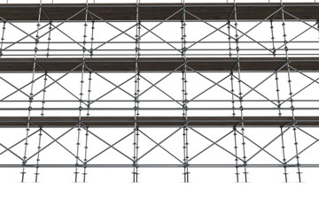 Fototapeta premium 3d image of construction scaffolding