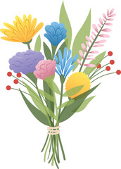 Bunch of flowers icon